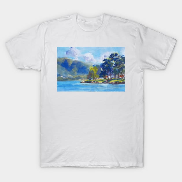 North Haven from the breakwall T-Shirt by Terrimad